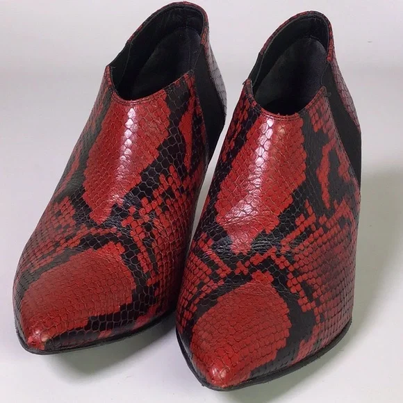 Rag & Bone Beha Snake Embossed Red - Picture 2 of 15